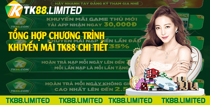 Tổng hợp chương trình khuyến mãi TK88 chi tiết